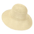 Handmade Foldable Straw Bucket Hat – Women’s Sun Hat, Beige, Size S